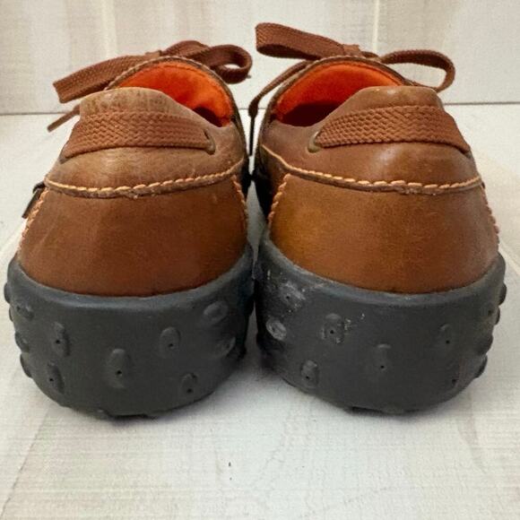 MIA Brown Leather Loafers Women’s Sz 7.5 Driving Moc Slip On Shoes Retro 90s - Picture 4 of 9